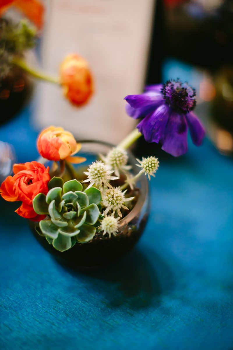 We're bowled over by this creativeSeattle wedding (with a hand-dyed dress!)