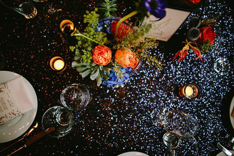We're bowled over by this creativeSeattle wedding (with a hand-dyed dress!)