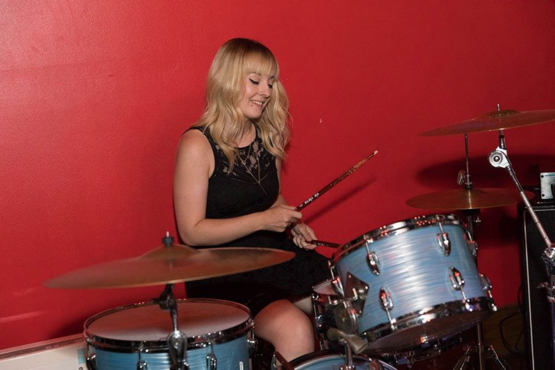 This darkly gorgeous wedding has the black wedding dress of your dreams