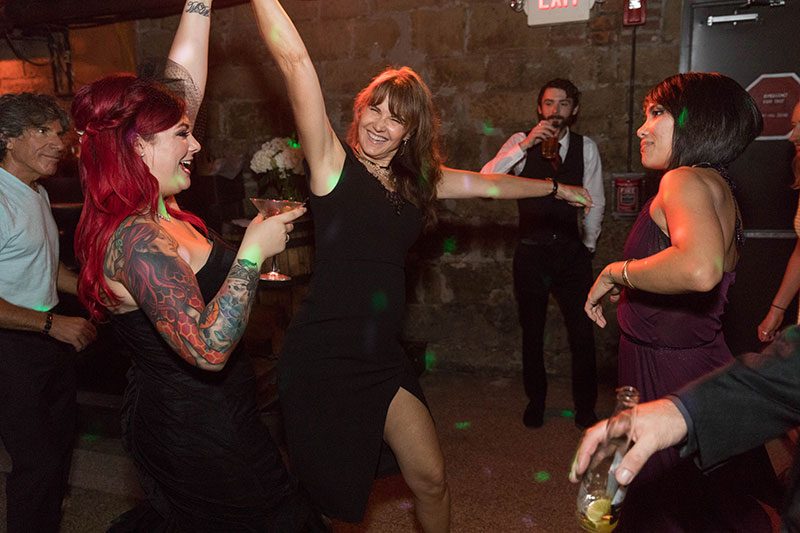 This darkly gorgeous wedding has the black wedding dress of your dreams