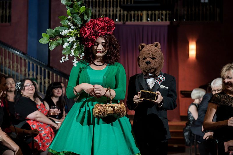 This wedding is like if David Lynch filmed The Addams Family ballroom scene