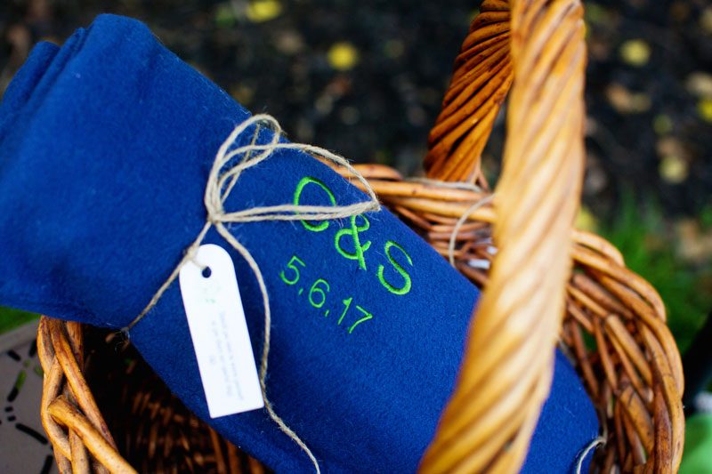 These brides triumphed with killer suits at their house on the shore