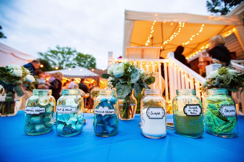 These brides triumphed with killer suits at their house on the shore