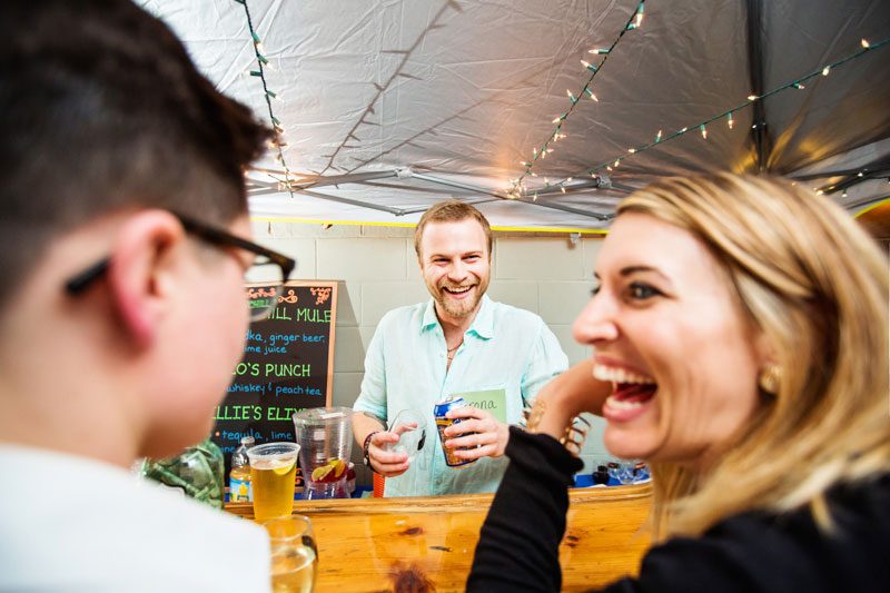 These brides triumphed with killer suits at their house on the shore