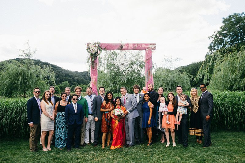 A traditional Indian wedding meets modern American in a gorgeous rustic setting