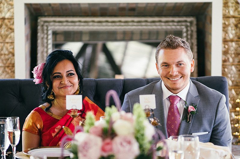 A traditional Indian wedding meets modern American in a gorgeous rustic setting