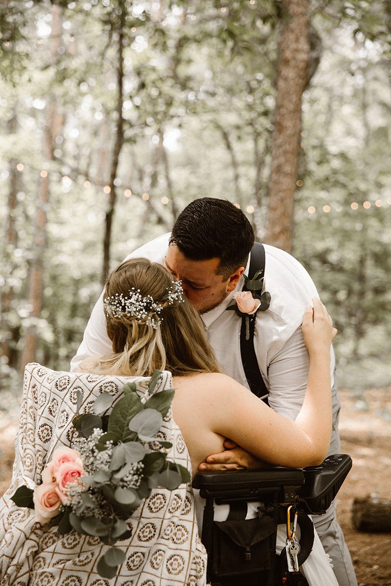 Try and stop the tears from flowing at this sweet and emotional backyard wedding in Tennessee