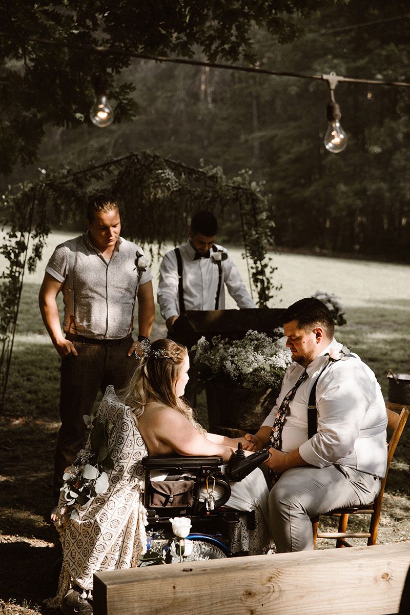 Try and stop the tears from flowing at this sweet and emotional wedding