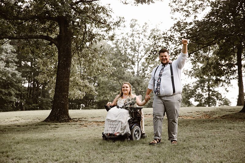 Try and stop the tears from flowing at this sweet and emotional backyard wedding in Tennessee