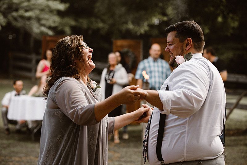 Try and stop the tears from flowing at this sweet and emotional backyard wedding in Tennessee