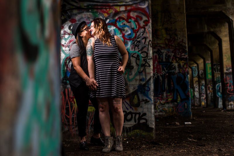A DOUBLE surprise proposal engagement in Philadelphia