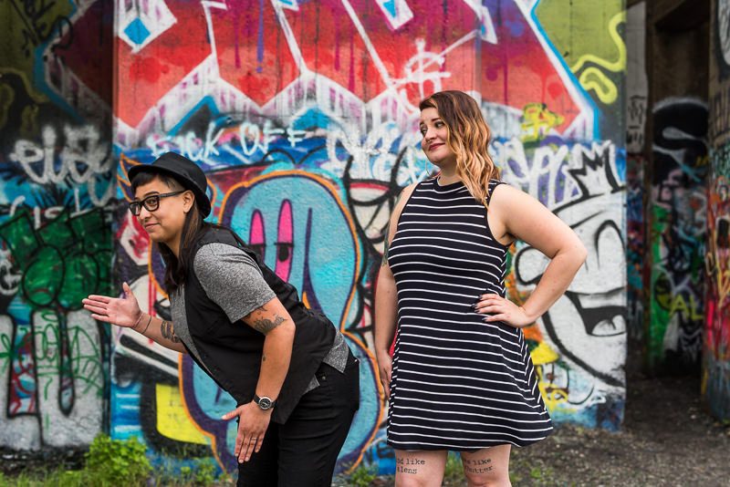 A DOUBLE surprise proposal engagement in Philadelphia