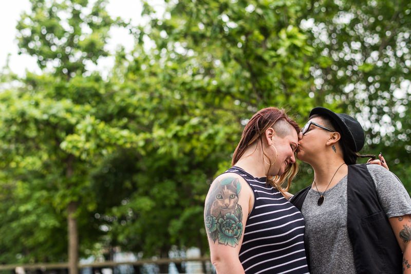 A surprise proposal engagement in Philadelphia