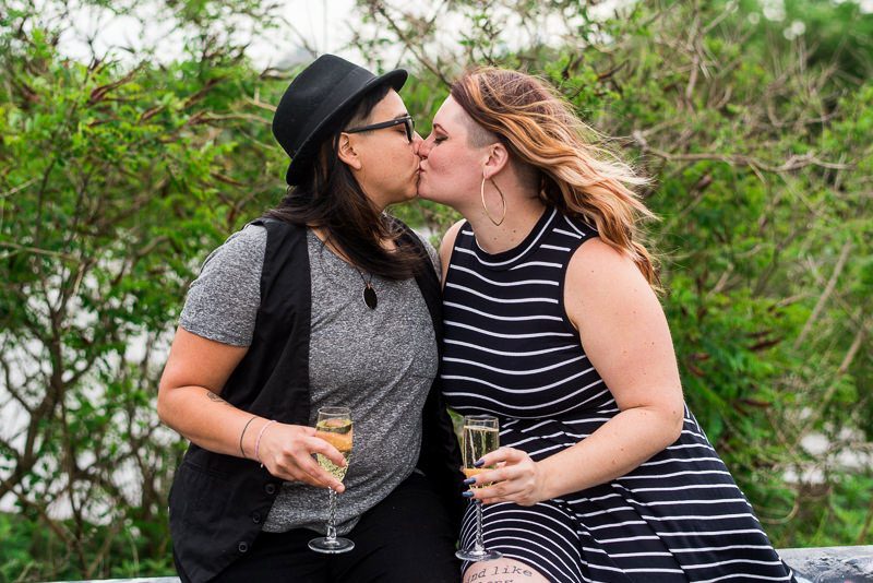 A DOUBLE surprise proposal engagement in Philadelphia
