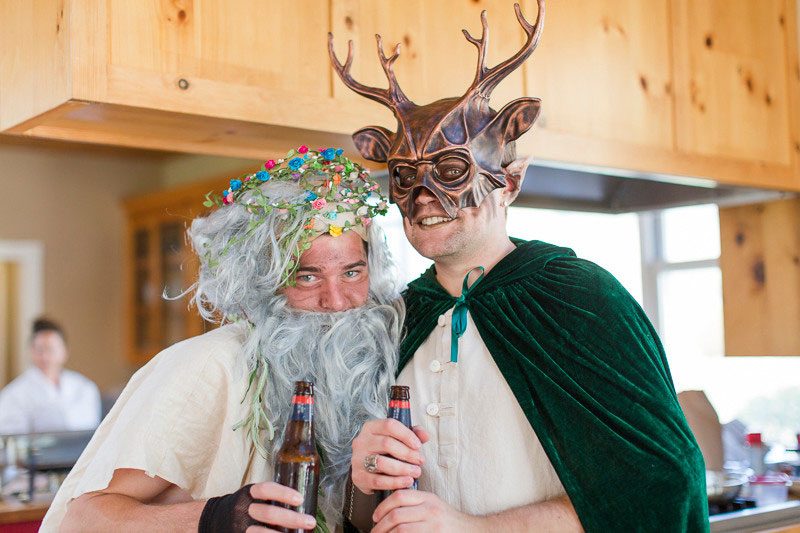 Woodland creatures, wings, and magic abound at this faery-themed wedding