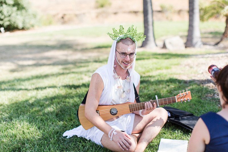 Woodland creatures, wings, and magic abound at this faery-themed wedding