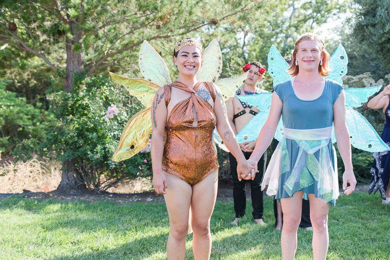 Woodland creatures, wings, and magic abound at this fairy-themed wedding
