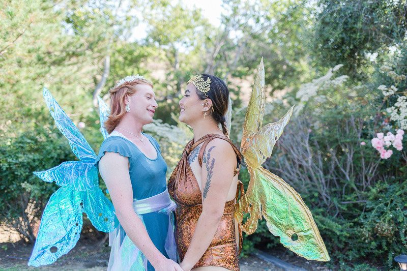 Woodland creatures, wings, and magic abound at this fairy wedding