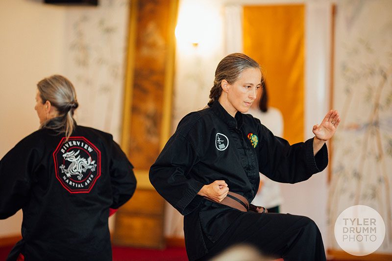 Two girls in gis: a dojo martial arts wedding (with a martial arts ceremony!)
