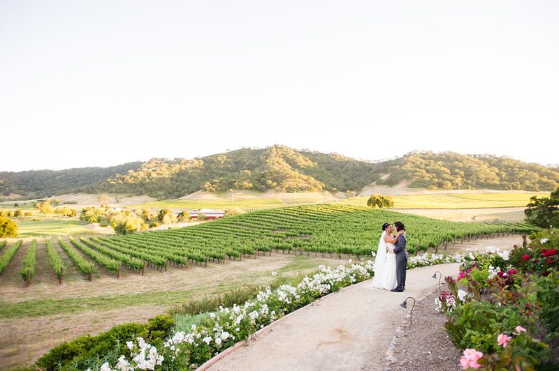 A winery California wedding at Clos LaChance Winery