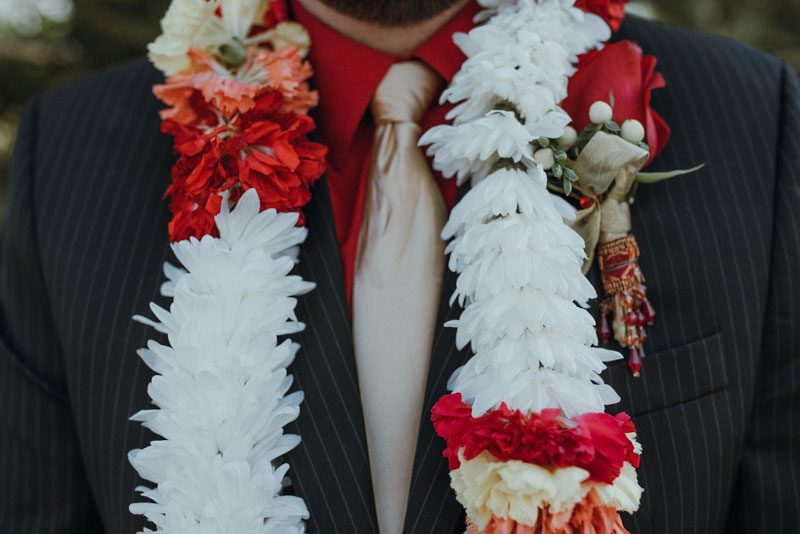 This couple recreated their wedding at a multicultural East meets West wedding shoot