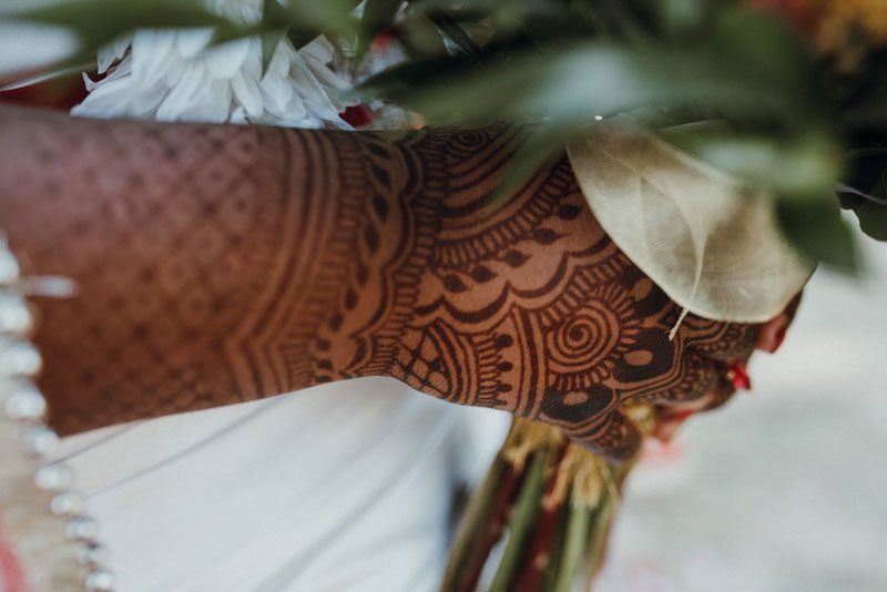 This couple recreated their wedding at a multicultural wedding