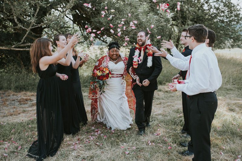 This couple recreated their wedding at a multicultural wedding
