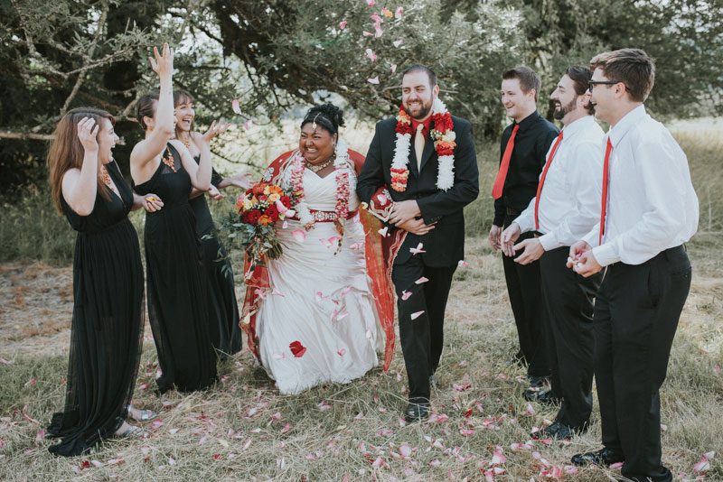 This couple recreated their wedding at a multicultural wedding