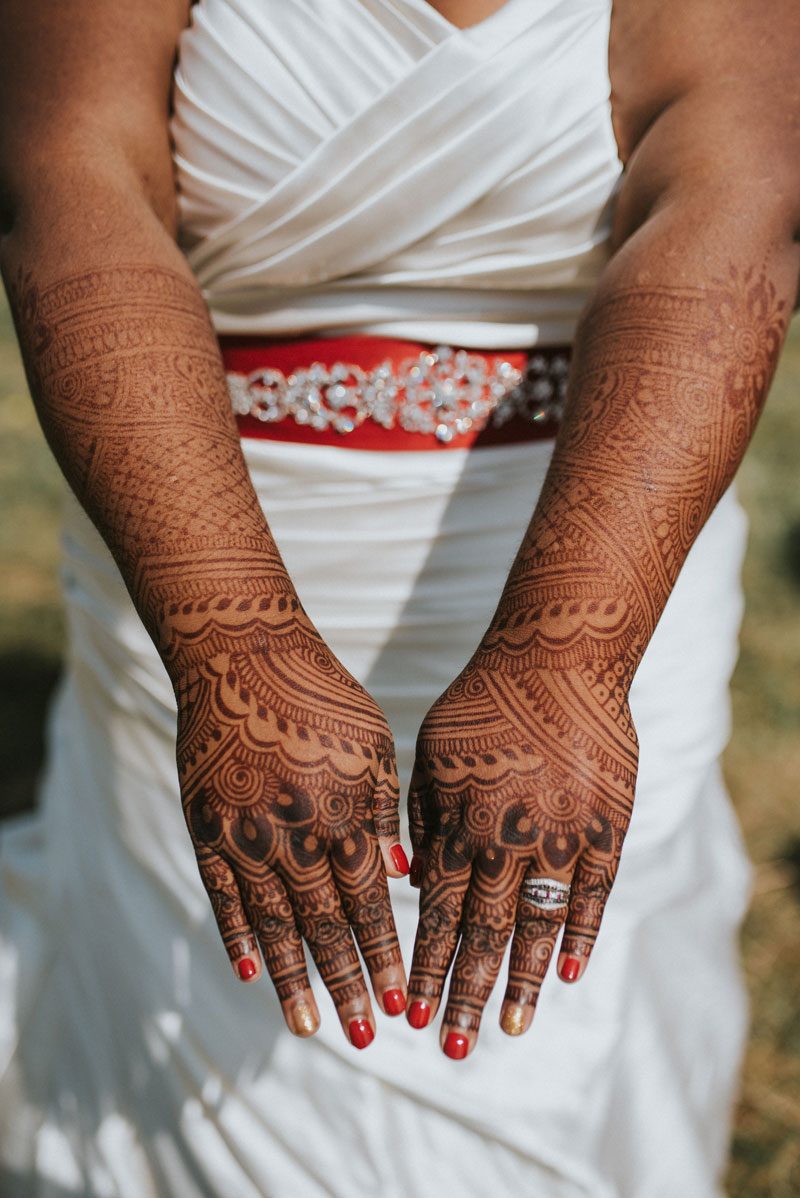 This couple recreated their wedding at a multicultural wedding