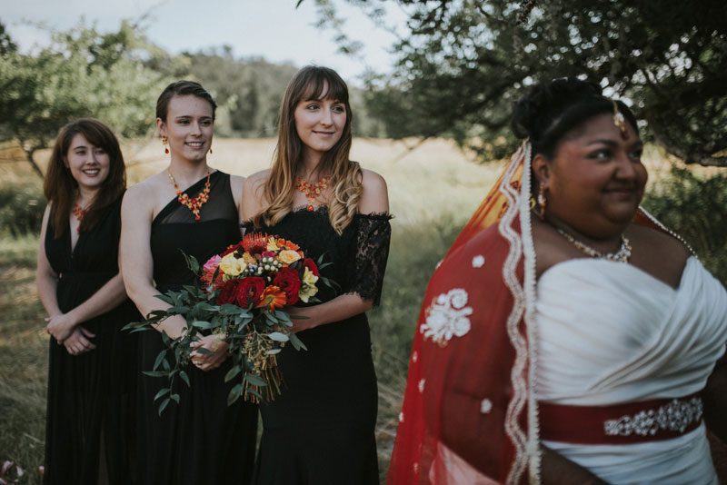 This couple recreated their wedding at a multicultural East meets West wedding shoot