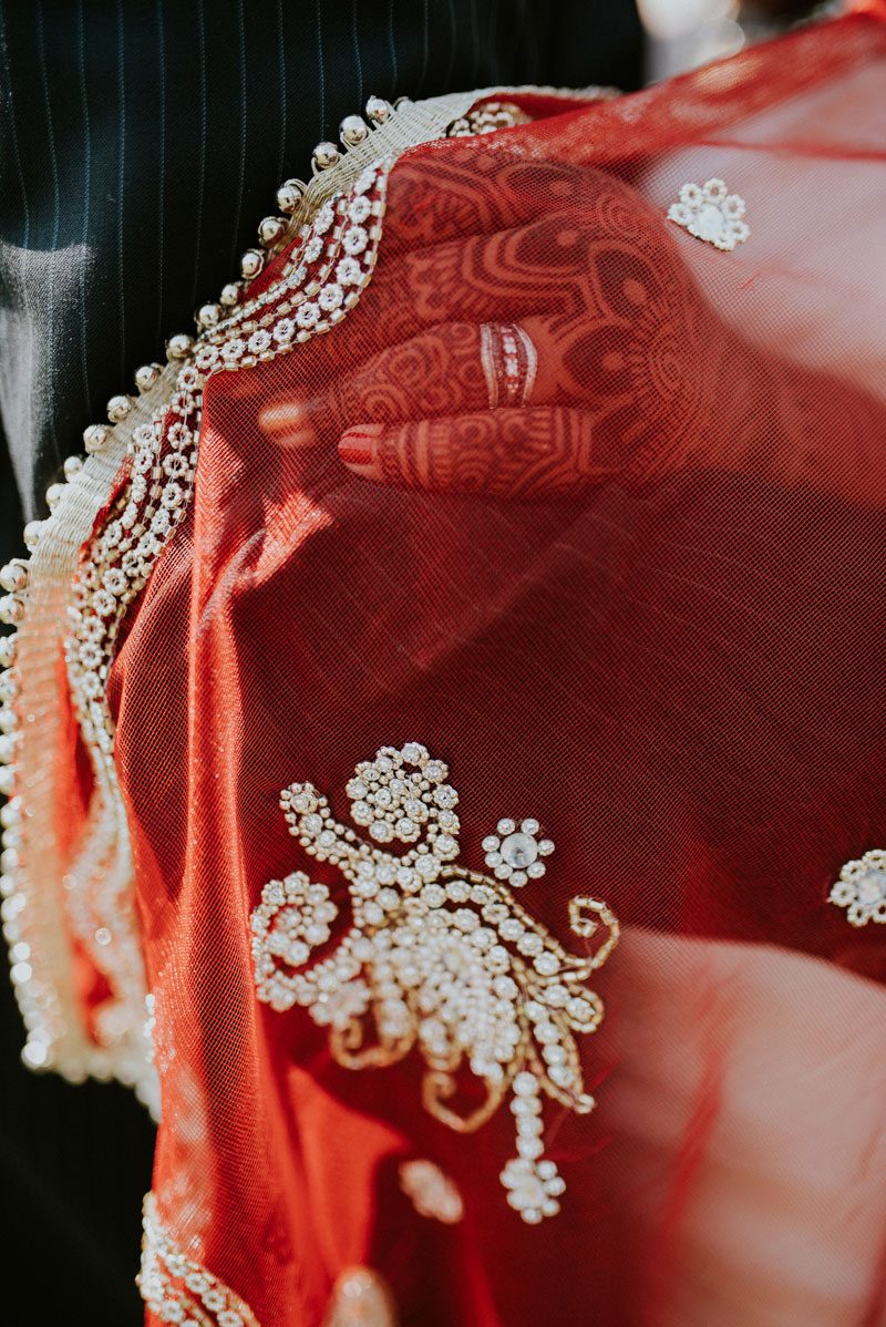 This couple recreated their wedding at a multicultural wedding