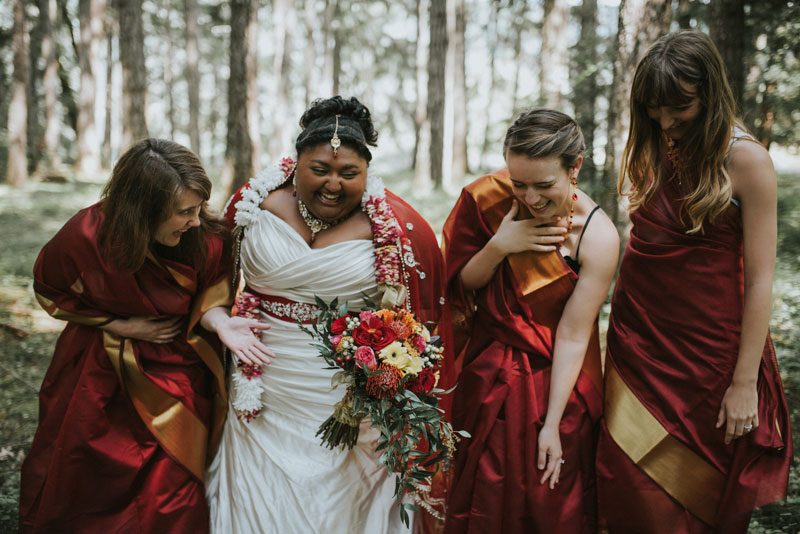 This couple recreated their wedding at a multicultural wedding
