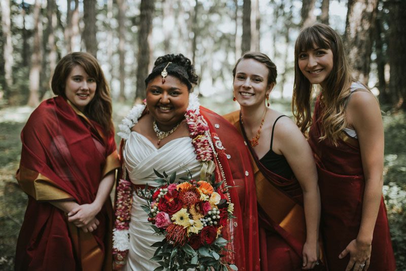 This couple recreated their wedding at a multicultural wedding