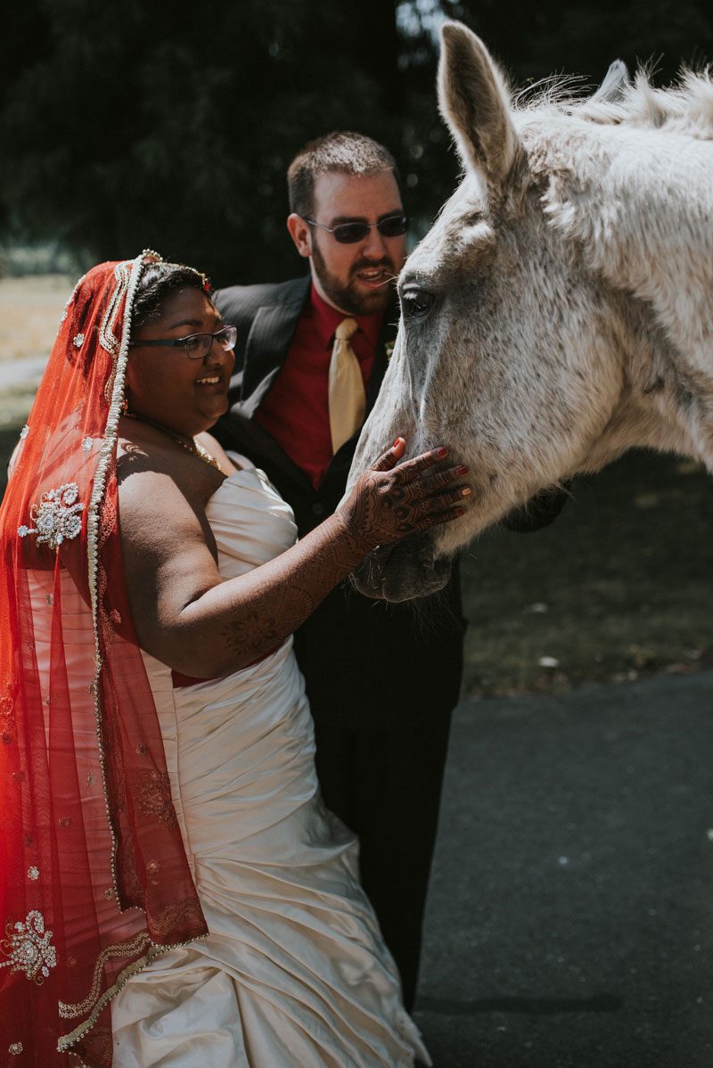 This couple recreated their wedding at a multicultural wedding