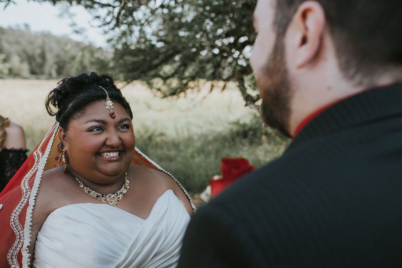 This couple recreated their wedding at a multicultural East meets West wedding shoot