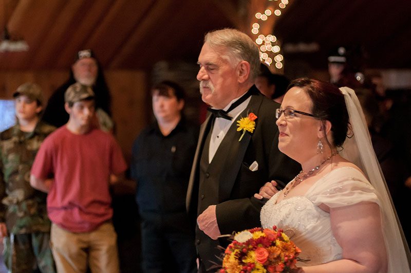 A vintage-inspired Halloween wedding ball (with classic horror movie photo booths!)