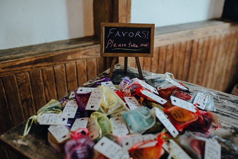 Pink hair + rainbows abound at this vividly geeky wedding