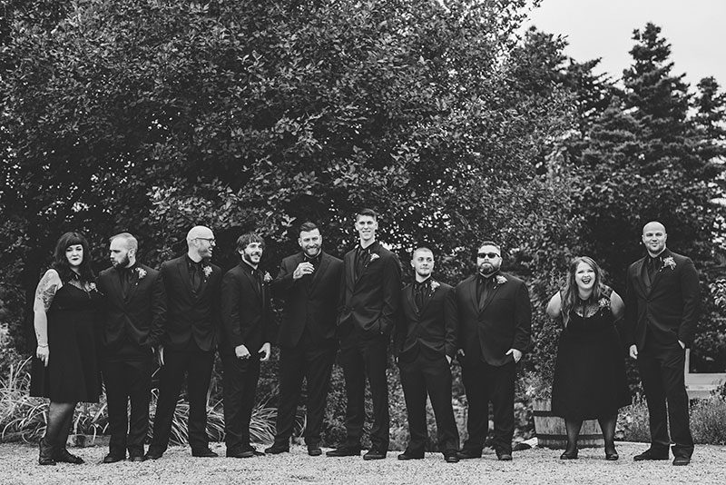 Get lost in the dark dreaminess of this elegant atmospheric wedding