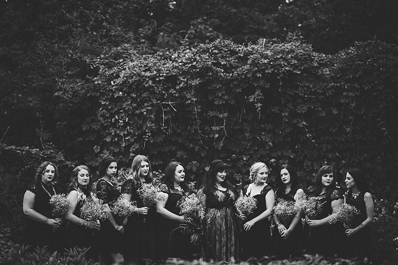 Get lost in the dark dreaminess of this elegant atmospheric wedding