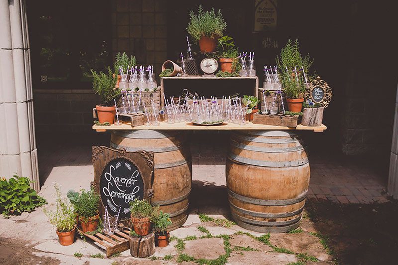 Get lost in the greenery at this herb themed wedding 