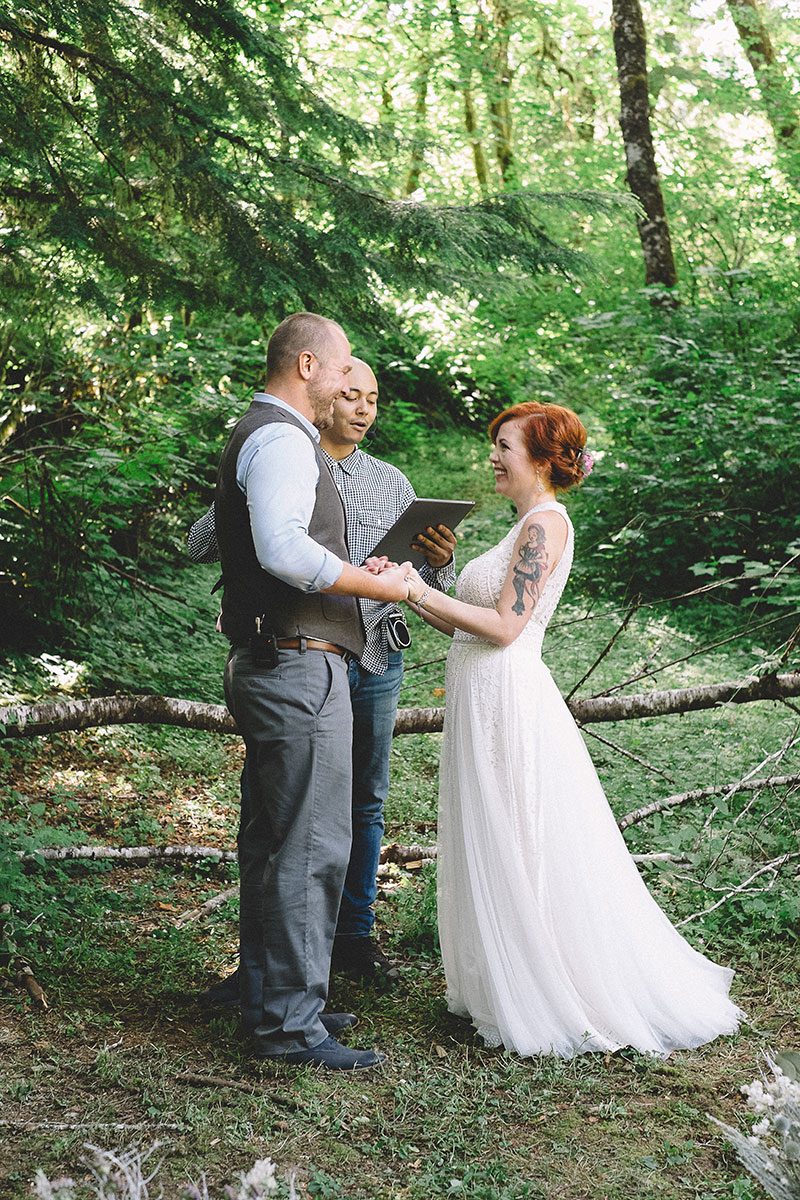surprise summer camp wedding