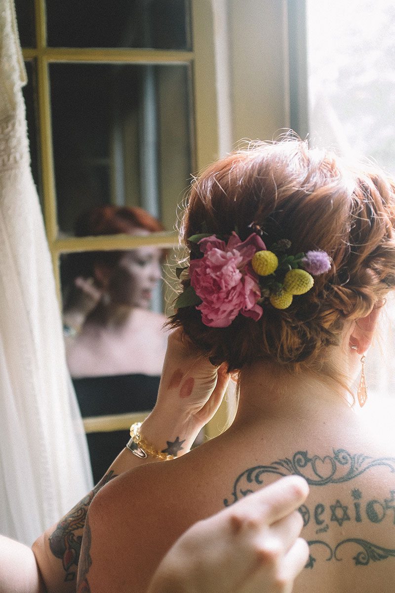surprise summer camp wedding