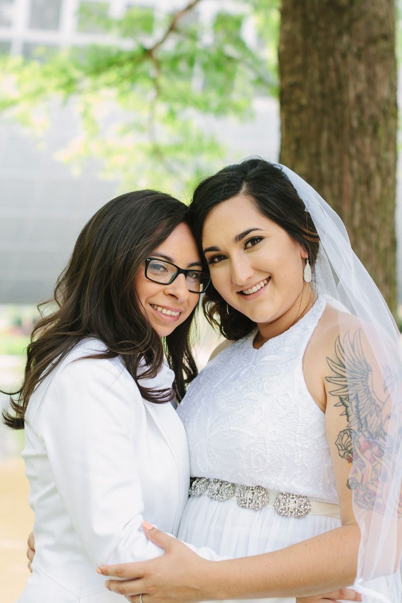 A fab same-sex hotel wedding in Oklahoma