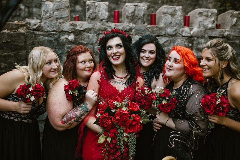Get ready for this Gothic Midsummer Night's Dream wedding in a forest