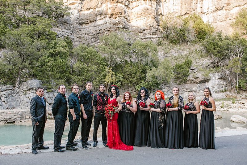 Get ready for this Gothic Midsummer Night's Dream wedding in a forest