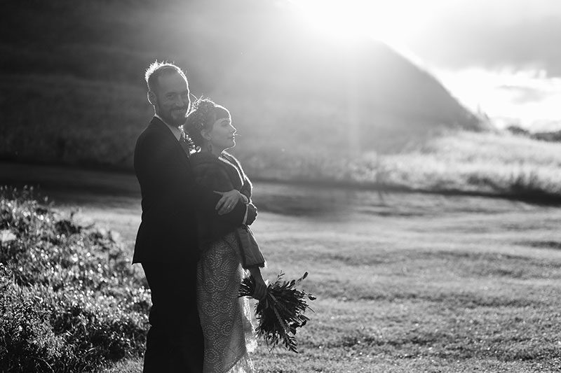 Vintage style and stunning views at this Scottish elopement