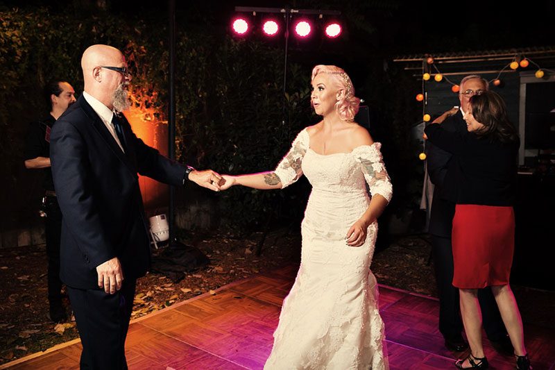 A Victorian house wedding with retro glam style and sweet personal touches