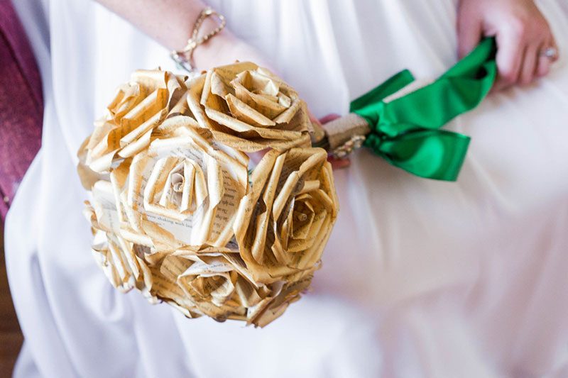 An elegantly bohemian intimate backyard elopement