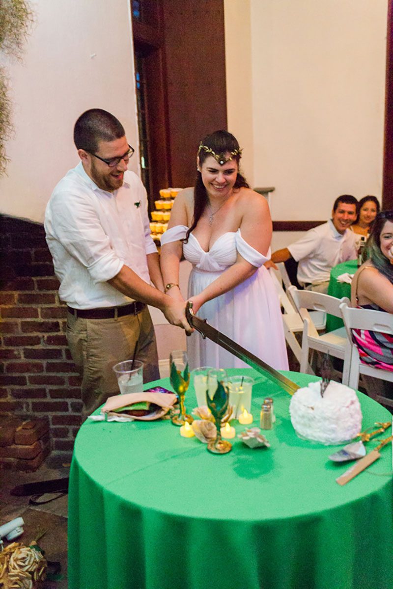 An elegantly bohemian intimate backyard elopement