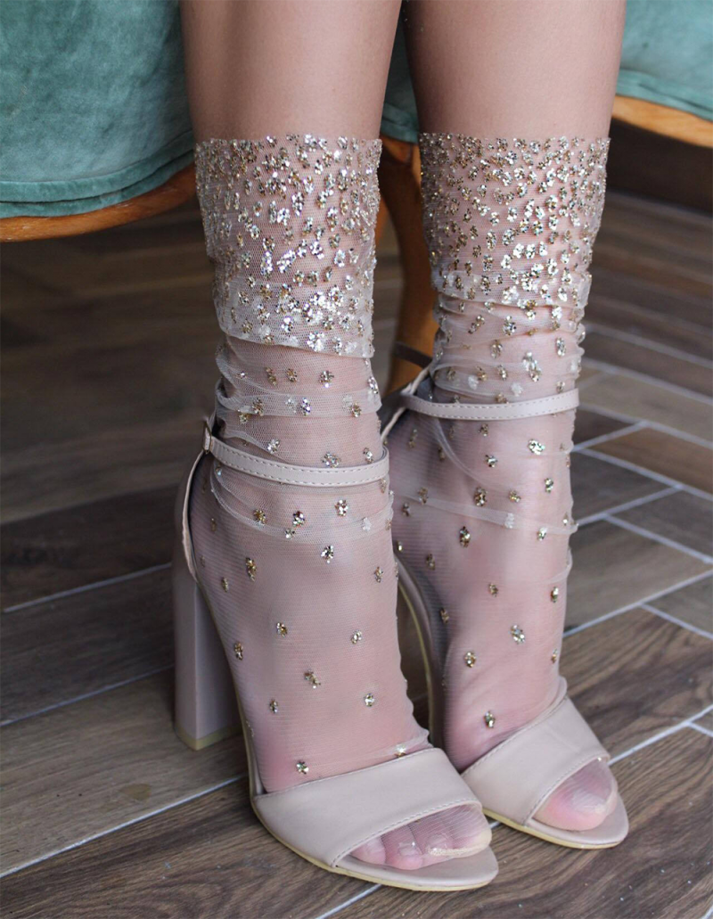 hældning Macadam sponsoreret Fancy socks + heels: let's get this to be a vintage-inspired THING •  Offbeat Wed (was Offbeat Bride)
